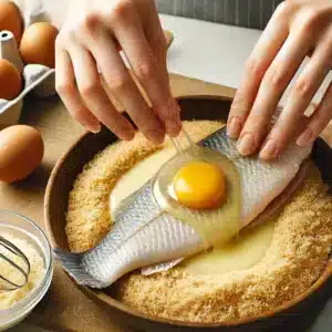Breaded Fish Fillets Recipe Instruction Step 3