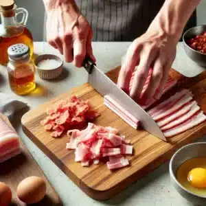 Brussels Sprouts with Bacon Recipe Instruction Step 2