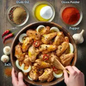 Buffalo Chicken Wings Recipe Instruction Step 3