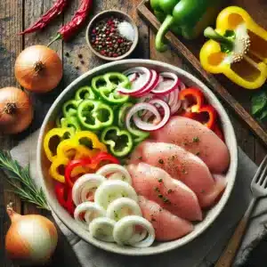 Chicken Fajitas with Peppers & Onions recipe instruction step 1