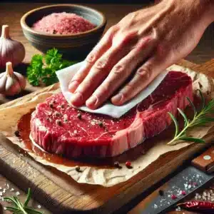 Class Beef Steak Recipe instruction step 1