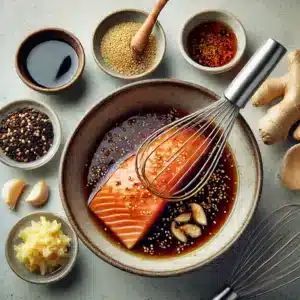 Maple Glazed Salmon Recipe Instruction Step 1