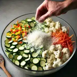 Parmesan Roasted Vegetables recipe instruction step 3