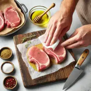 Pork Chops Classic recipe instruction step 1
