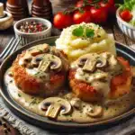 Pork Chops with Mushroom Gravy