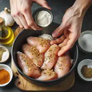 Ranch Chicken Recipe Instruction Step 2