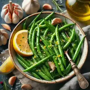 Roasted Green Beans Recipe Instruction Step 2