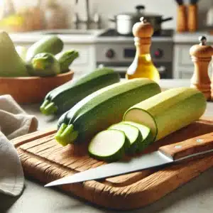 Roasted Zucchini Recipe Instruction Step 1