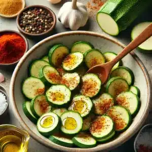Roasted Zucchini Recipe Instruction Step 2