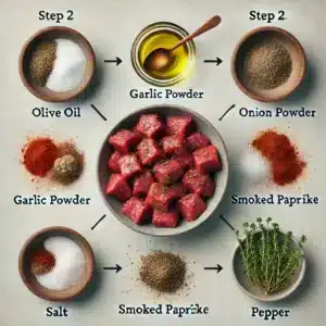 Steak Bites Recipe Instruction Step 2
