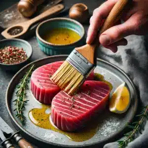 Tuna Steak Recipe Instruction Step 2